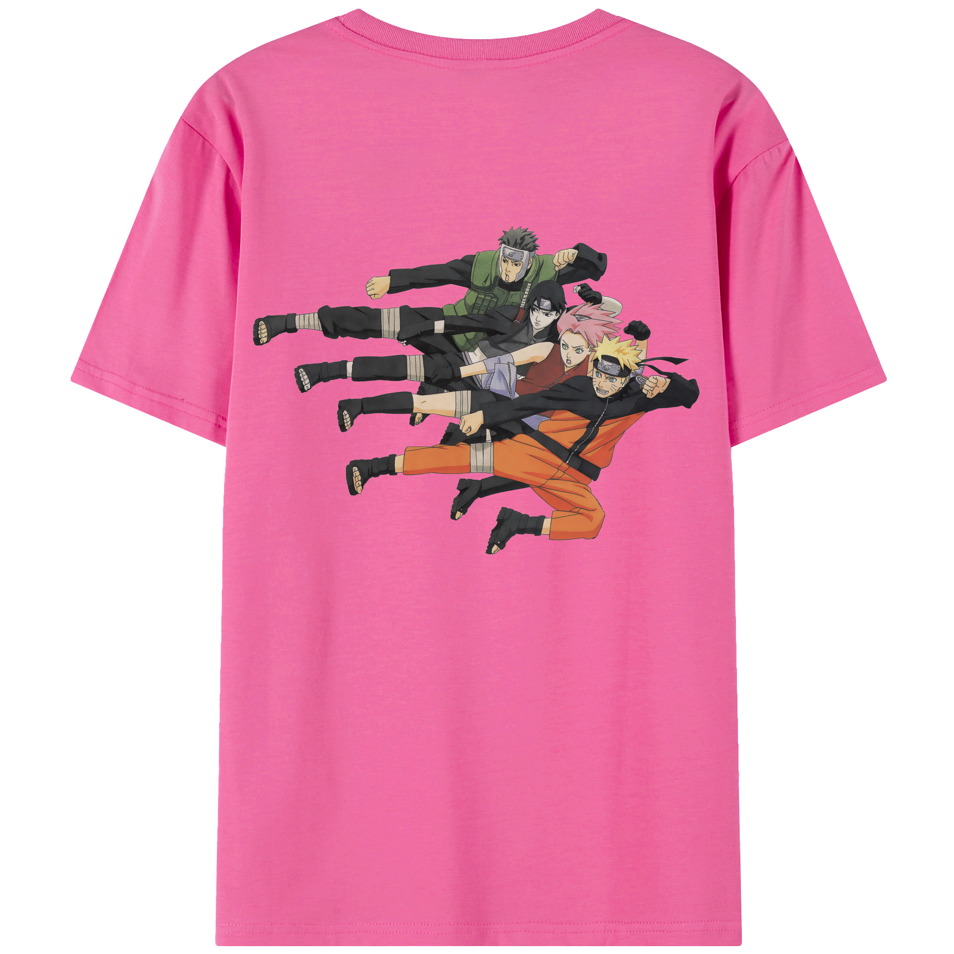 （画像用） NARUTO -ナルト- うずまき ナルト Uzumaki Naruto レディース半袖Tシャツ(バックプリント)